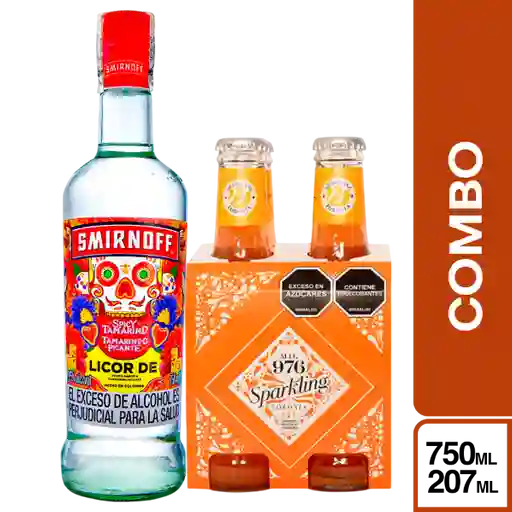 Combo Smirnoff Spicy Tamarind 750 ml + Mil 976 Agua Tónica