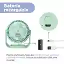 Ventilador de Escritório Verde 1200Mah Miniso