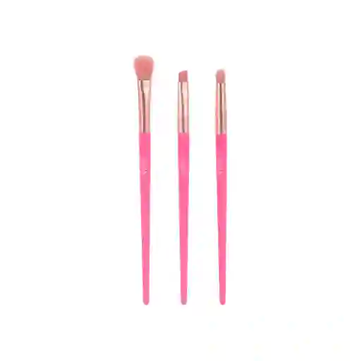 Set Brochas de Belleza Para Ojos Pink me Miniso