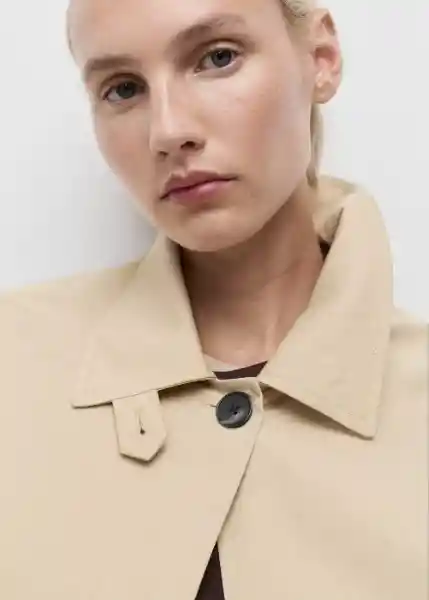 Chaqueta Newlipa Crudo Talla M Mujer Mango