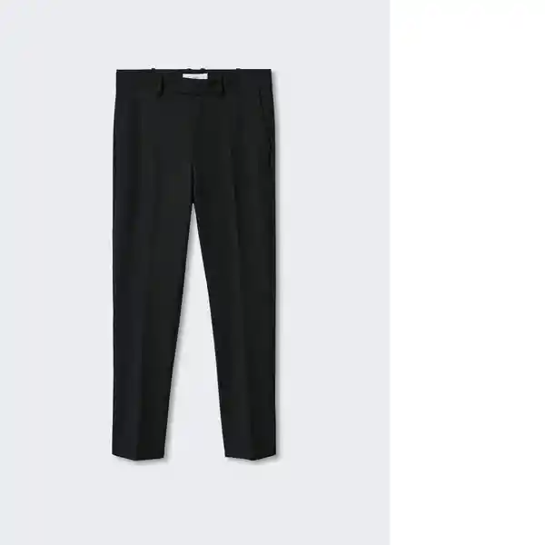 Pantalón Cofi Negro Talla 44 Mujer Mango