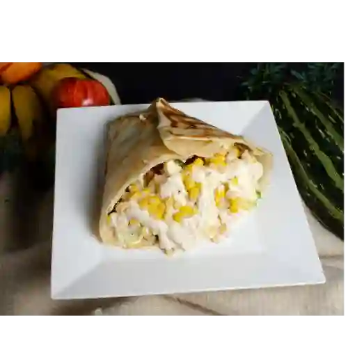 Crepe Pollo con Maíz