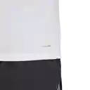 Adidas Camiseta Logo Manga Corta Entrenamiento Hombre Blanco T S
