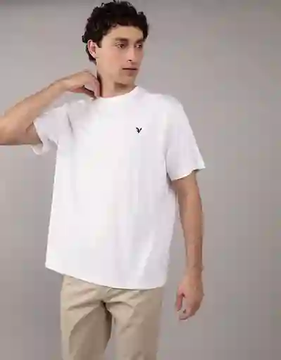 Camiseta Hombre Blanco Talla: SMALL 4340100 American Eagle