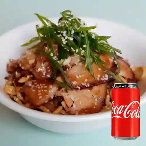 Combo Hoisin Noodles Panceta +cocacola S/az 330 ml