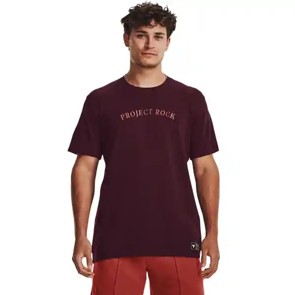 Under Armour Camiseta Ua Pjt Rock Crest Hw Ss Rojo Talla MD