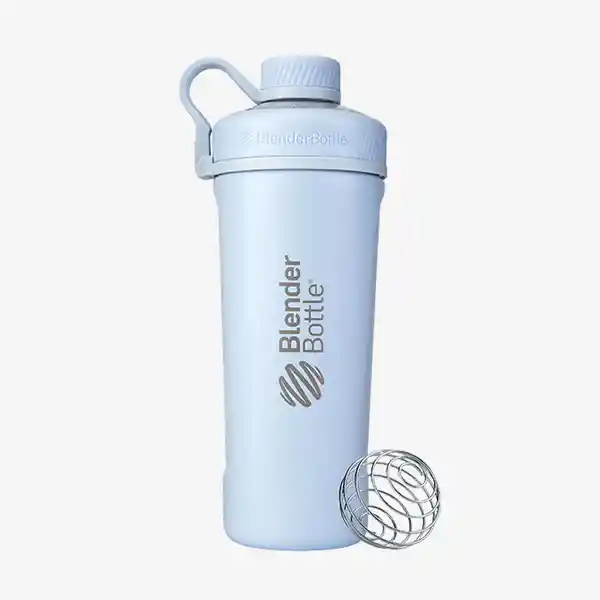 Blender Bottle Botella Shaker de Acero Radian Azul Claro 26 Oz