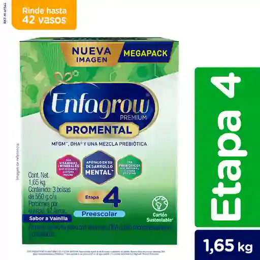 Alimento Lácteo Enfagrow Premium Promental Vainilla 4 1650 g