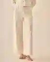 Pantalón Crudo Novia Claro Talla 8 433G021 Esprit