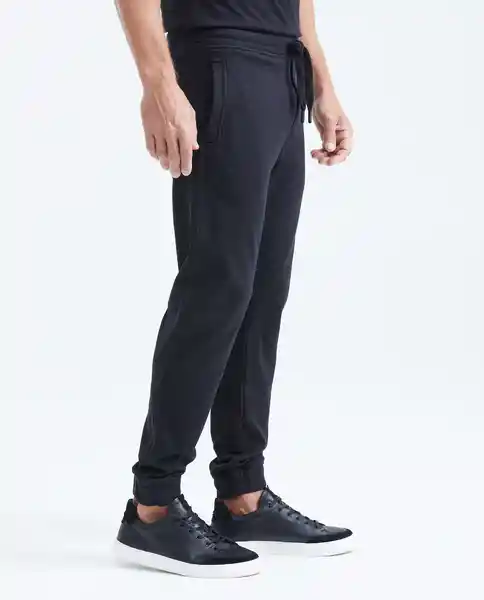 Pantalón Sweatpant Hombre Negro Noche Ultraoscuro 34 Chevignon