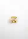 Anillo Raisa Oro Talla M Mujer Mango