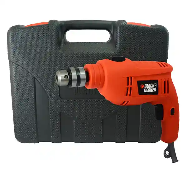 Black & Decker Taladro 550 w Con Estuche 3/8