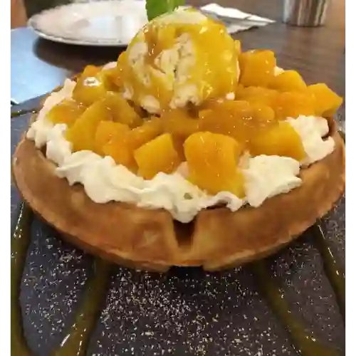 Waffle Frutos Amarillos