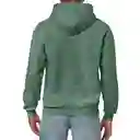 Gildan Buzo Adulto Capucha Deportivo Jaspe Verde Oscuro Talla XL