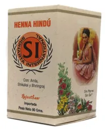 Henna Hindu Tinte Natural Rojo Ciruela 80Gr
