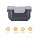 Contenedor de Alimentos 2 Compartimentos Cuchara Style Miniso