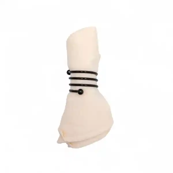 Servilletero Espiral Negro Ambiente Gourmet