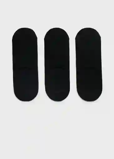Pack Calcetines Pinkbla Negro Talla 45 Hombre Mango