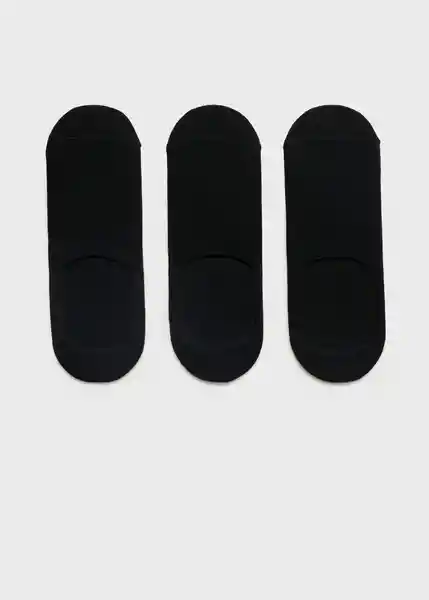 Pack Calcetines Pinkbla Negro Talla 45 Hombre Mango