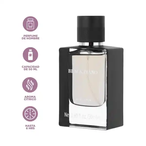 Perfume Para Hombre Black Piano Miniso