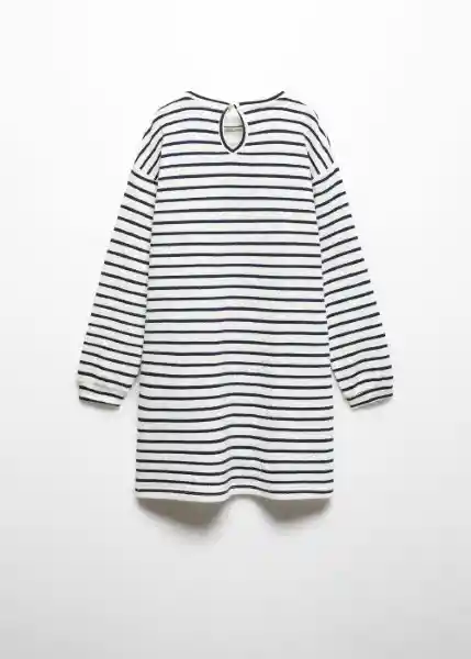 Vestido Stripes Navy Talla 14 Niña Mango