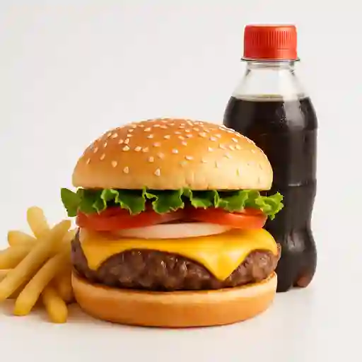 Hamburguesa Clasica en Combo