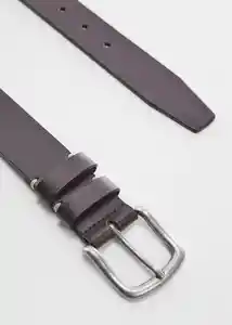 Cinturón Florenci Marrón Talla 90 Hombre Mango