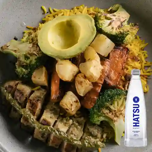 Combo Mediterráneo +Pechuga +Hatsu Mineral S/gas 300ml