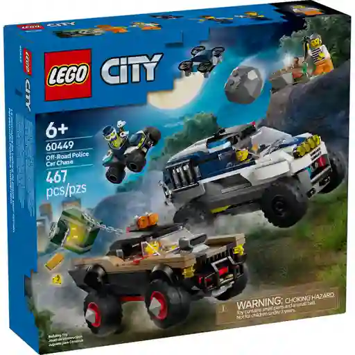 Lego Set de Construcción Persecución Policial Todoterreno