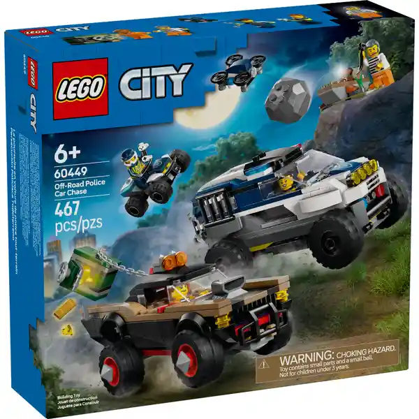 Lego Set de Construcción Persecución Policial Todoterreno