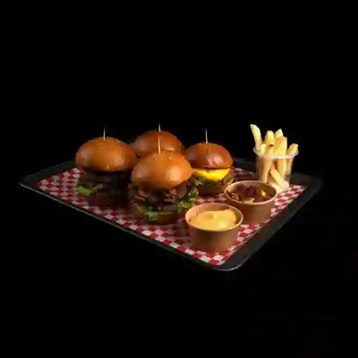 Combo Mini Hamburguesas X4