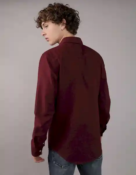 Camisa Hombre Vinotinto Talla: LARGE 2830613 American Eagle