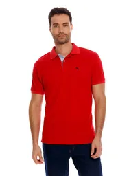 Camiseta Polo Para Hombre M - Rojo
