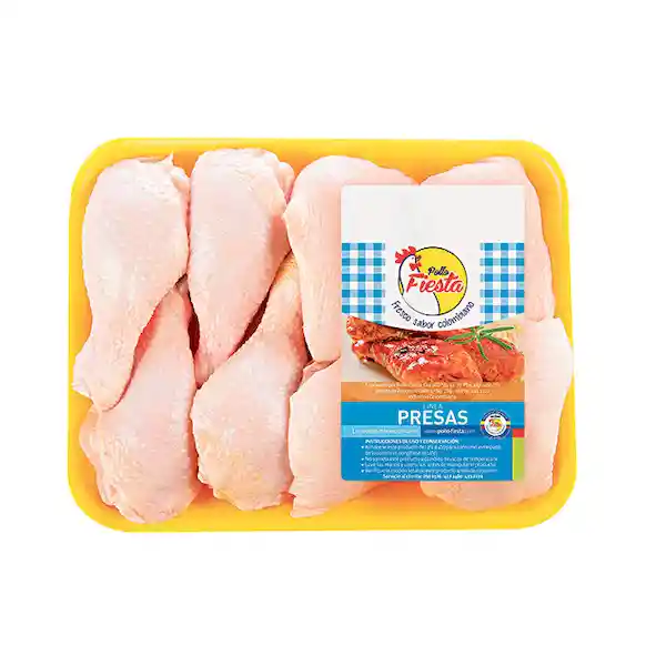 Presa Familiar Pollo Bandeja Fiesta