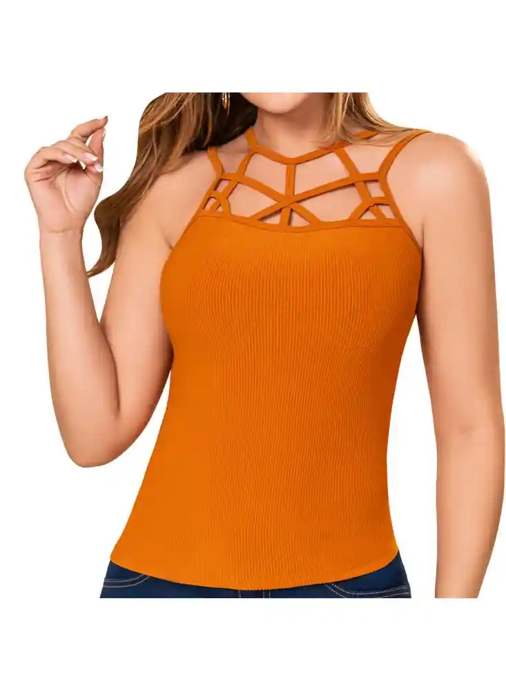 Croydon Blusa Ladies Mujer Terracota Talla Única