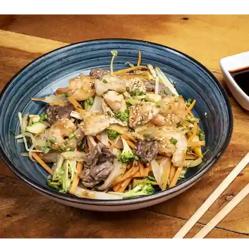 Teppanyaki mar y tierra