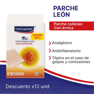 Hansanplast Parche Térmico León con Capsaicina