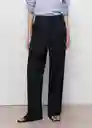 Pantalón Clare1 Navy Talla 36 Mujer Mango