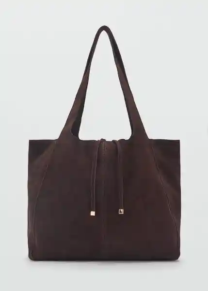 Bolso M Curry Chocolate Talla 99 Mujer Mango