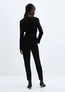Enterizo Mono Taitai Negro Talla XS Mujer Mango