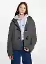 Abrigo Alamar Gris Talla 18 Teen Niñas Mango