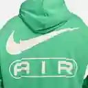 Nike Buzo Hoodie Lifestyle de Mujer Verde Talla S