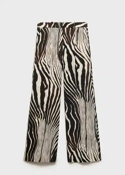 Pantalón Wild Chocolate Talla 38 Mujer Mango