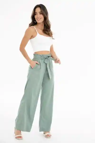 Ragged Pantalón Swan Color Verde Salvia Talla 6