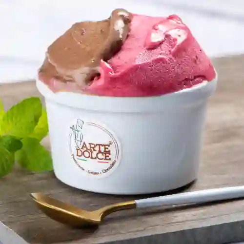 Gelato mediano 2 sabores