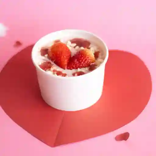 Mini fresas con crema