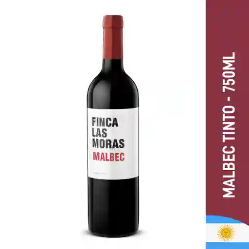 Finca las Moras Vino Tinto Malbec Botella 750 ml