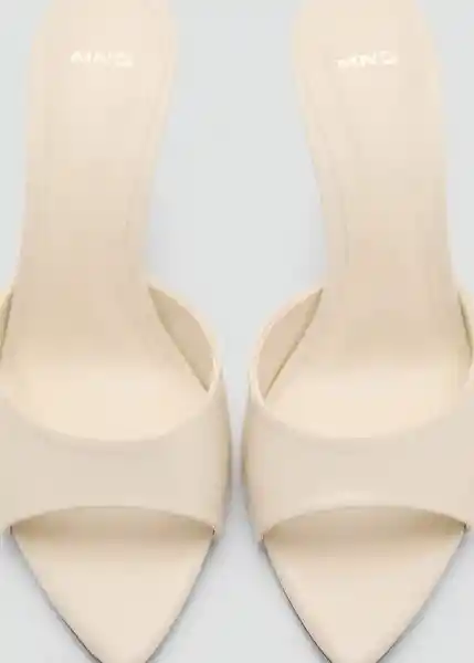 Sandalias Pepyw Blanco Talla 39 Mujer Mango
