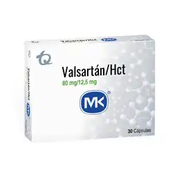 Mk Valsartán Hct (80 mg/12.5 mg)