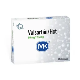 Mk Valsartán Hct (80 mg/12.5 mg)